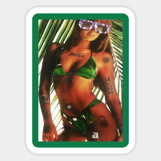 Paulina Porizkova Tatoo 3D Sticker by FREESA